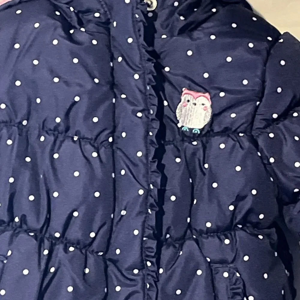 Carters Child Of Mine Heavy‎ Coat With Hood 12 Mths Very Cute